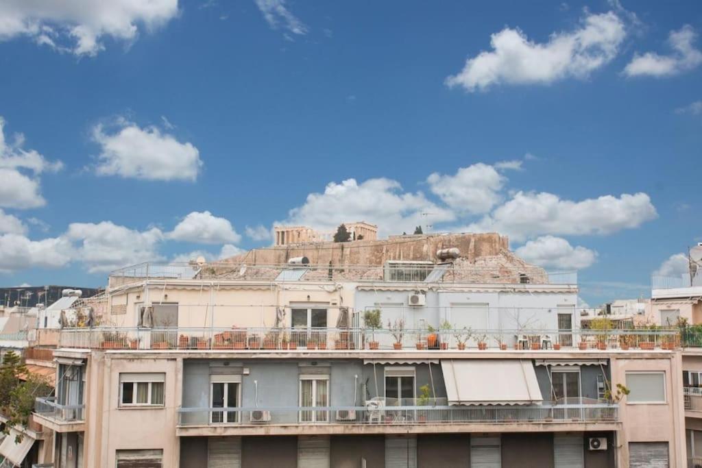 Lovely Apt W/Heated Jacuzzi &Full Acropolis View Афины Экстерьер фото